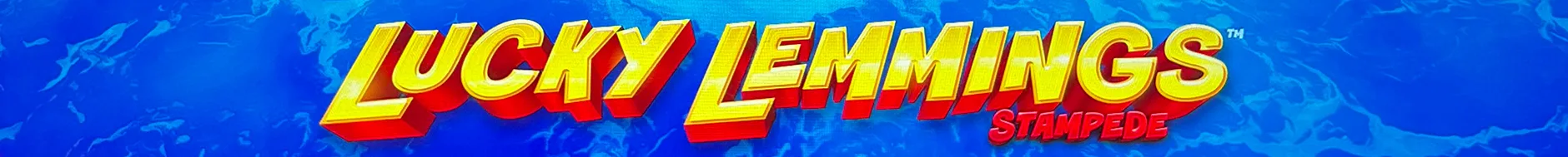 Lucky Lemmings Stampede title