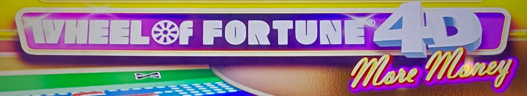 Wheel of Fortune 4D More Money title