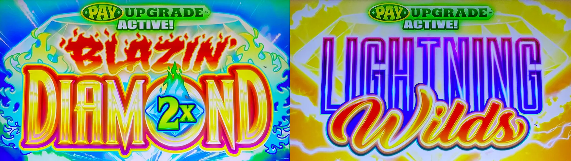Blazin’ Diamond / Lightning Wilds title