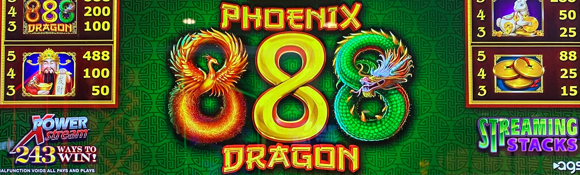 Phoenix 888 Dragon title